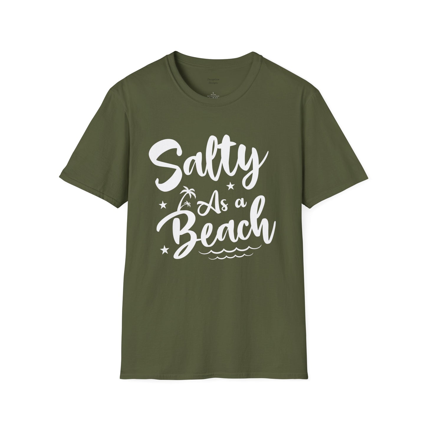 SALTY AS A BEACH Unisex Softstyle T-Shirt - Bulk