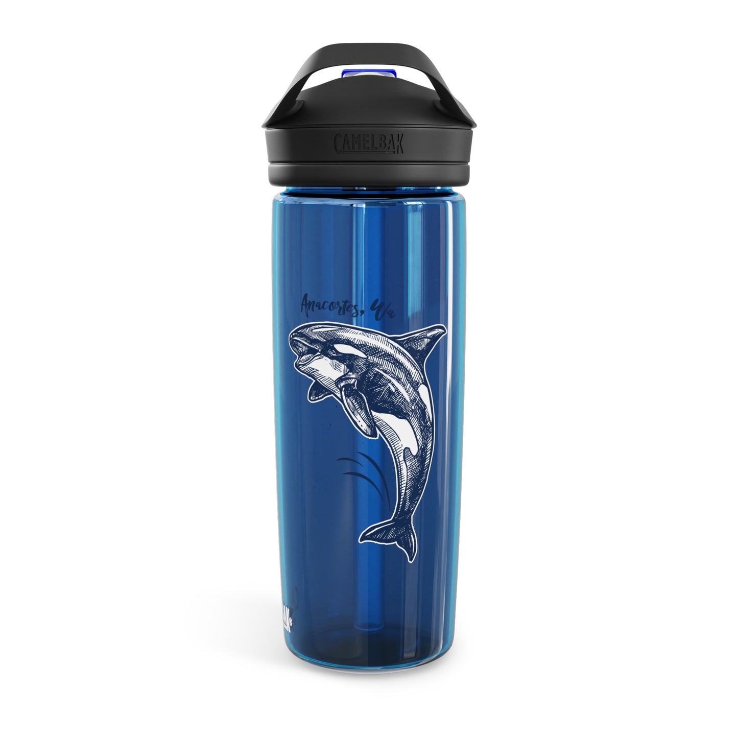 Anacortes Orca Sketch CamelBak Eddy® Water Bottle, 20oz\25oz