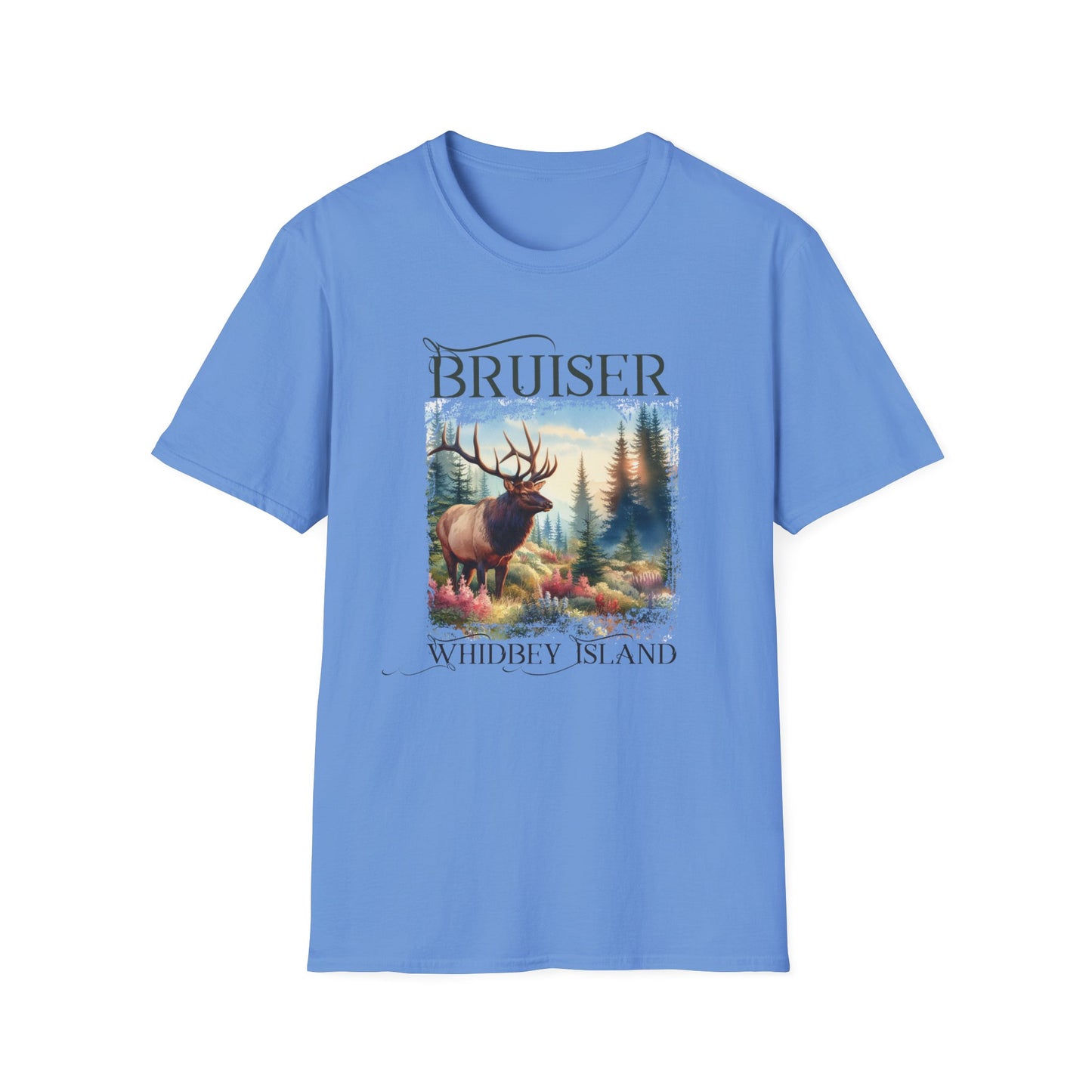 3 Bruiser - Whidbey Island Elk - Unisex Softstyle T-Shirt