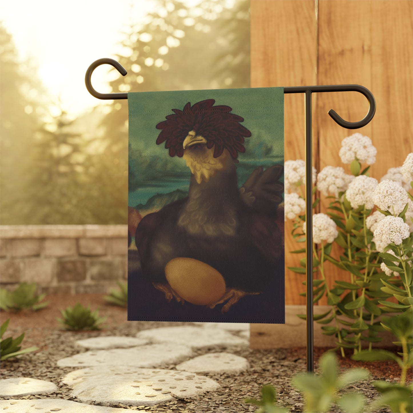 Chicken Lisa by Monues Garden & House Banner