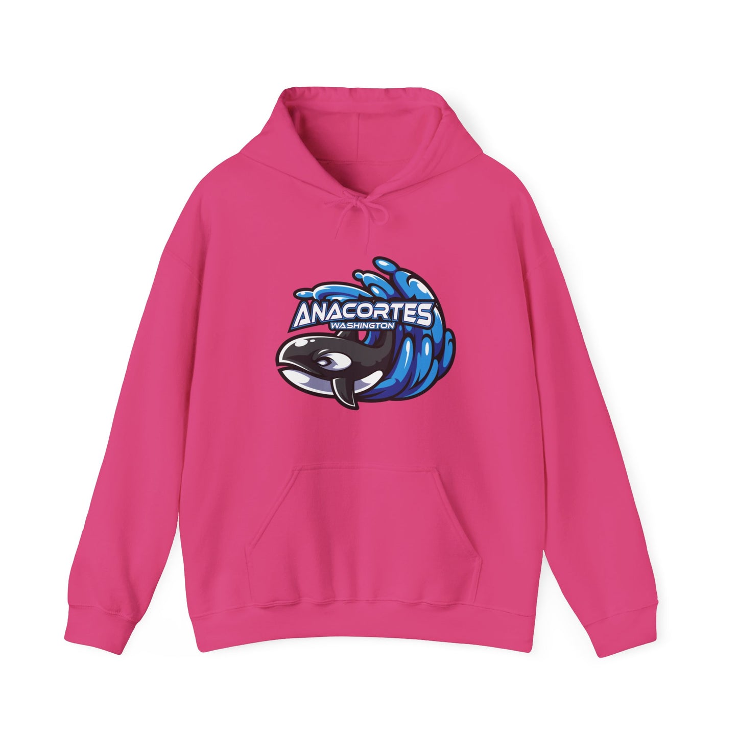 ANACORTES ORCA MASCOT Unisex Heavy Blend™ Hooded Sweatshirt