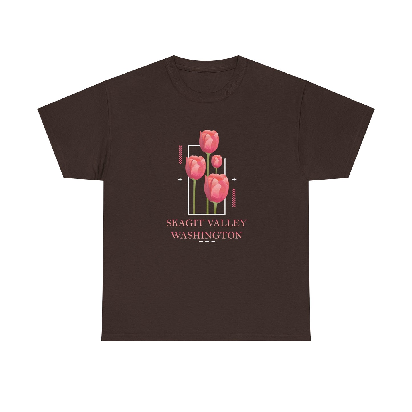SKAGIT VALLEY - TULIPS - Unisex Heavy Cotton Tee