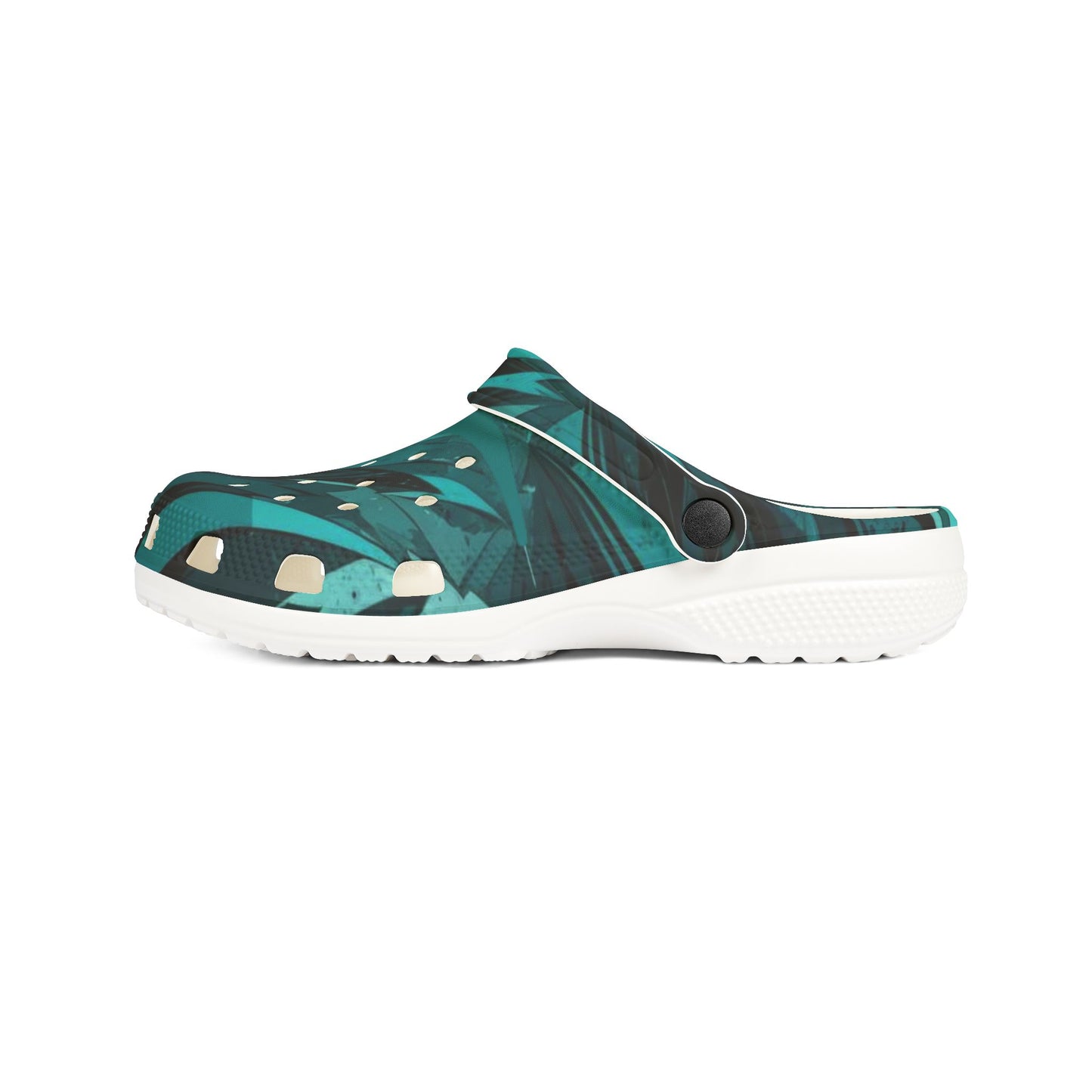 TEAL Rubber Shoes (AOP)
