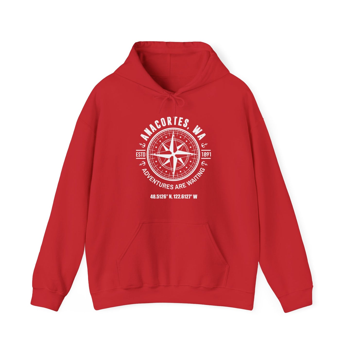 ANACORTES COMPASS Unisex Heavy Blend™ Hooded Sweatshirt