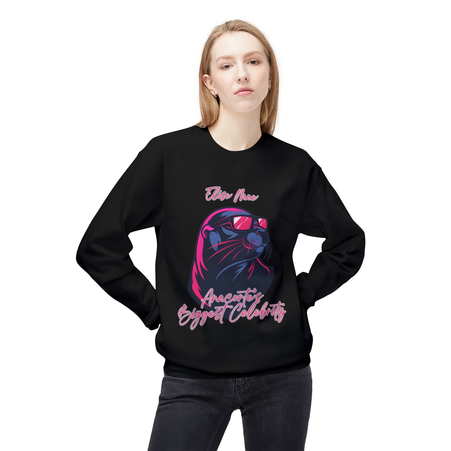 ELSIE MAE CELEBRITY Unisex Midweight Softstyle Fleece Crewneck Sweatshirt