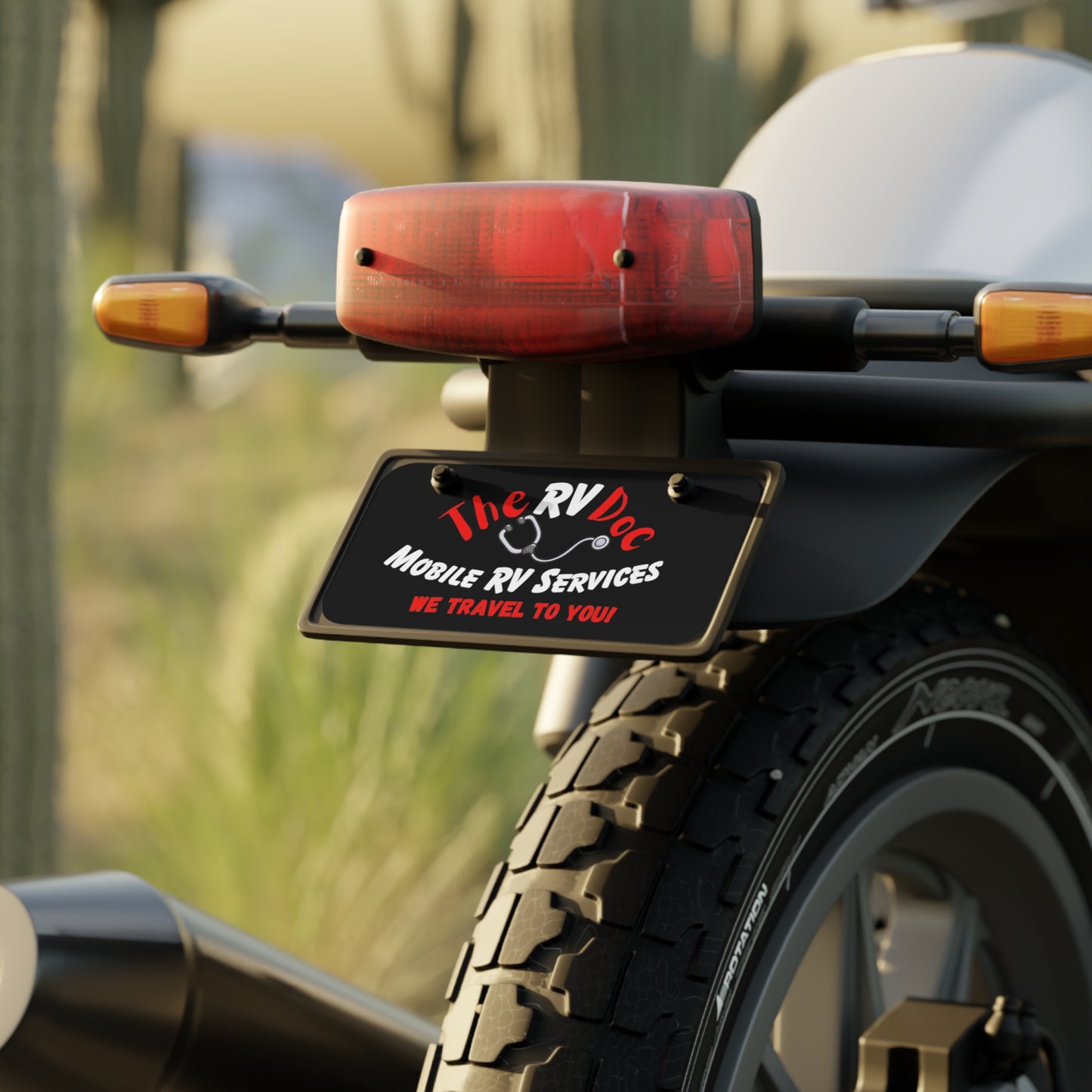RV DOC Mini License Plate