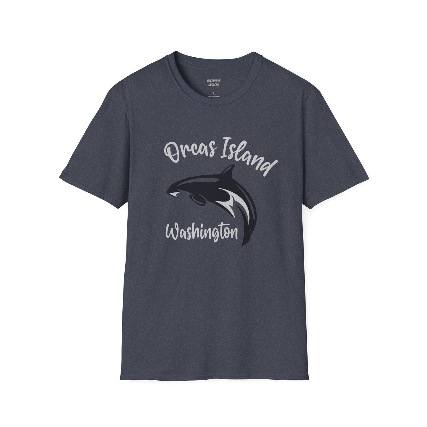 ORCA ORCAS ISLAND - Compass Unisex Softstyle T-Shirt