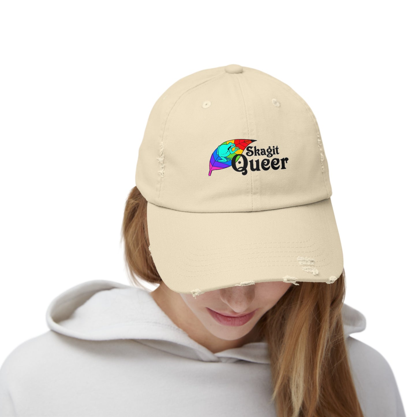 SKAGIT QUEER Unisex Distressed Cap
