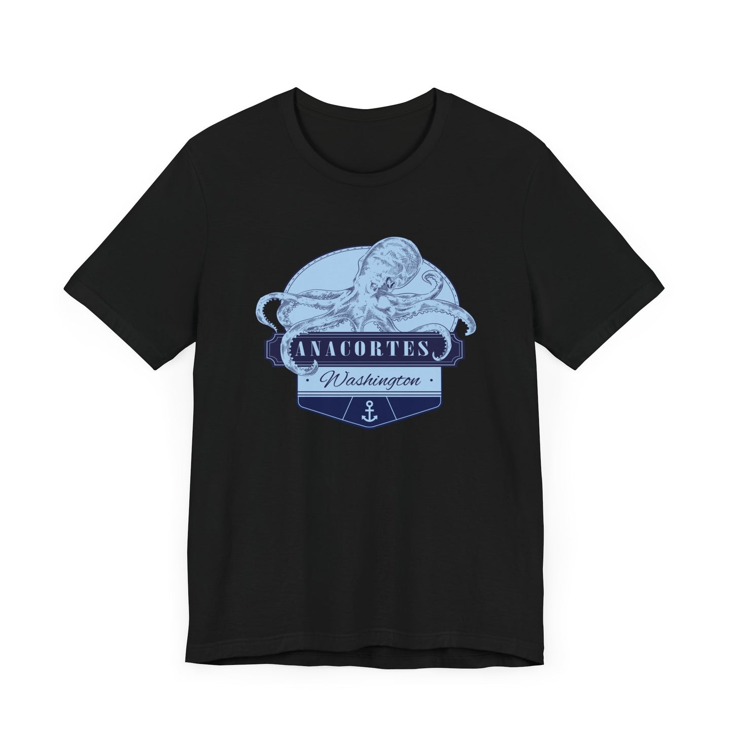 ANACORTES WA OCTOPUS Unisex Jersey Short Sleeve Tee
