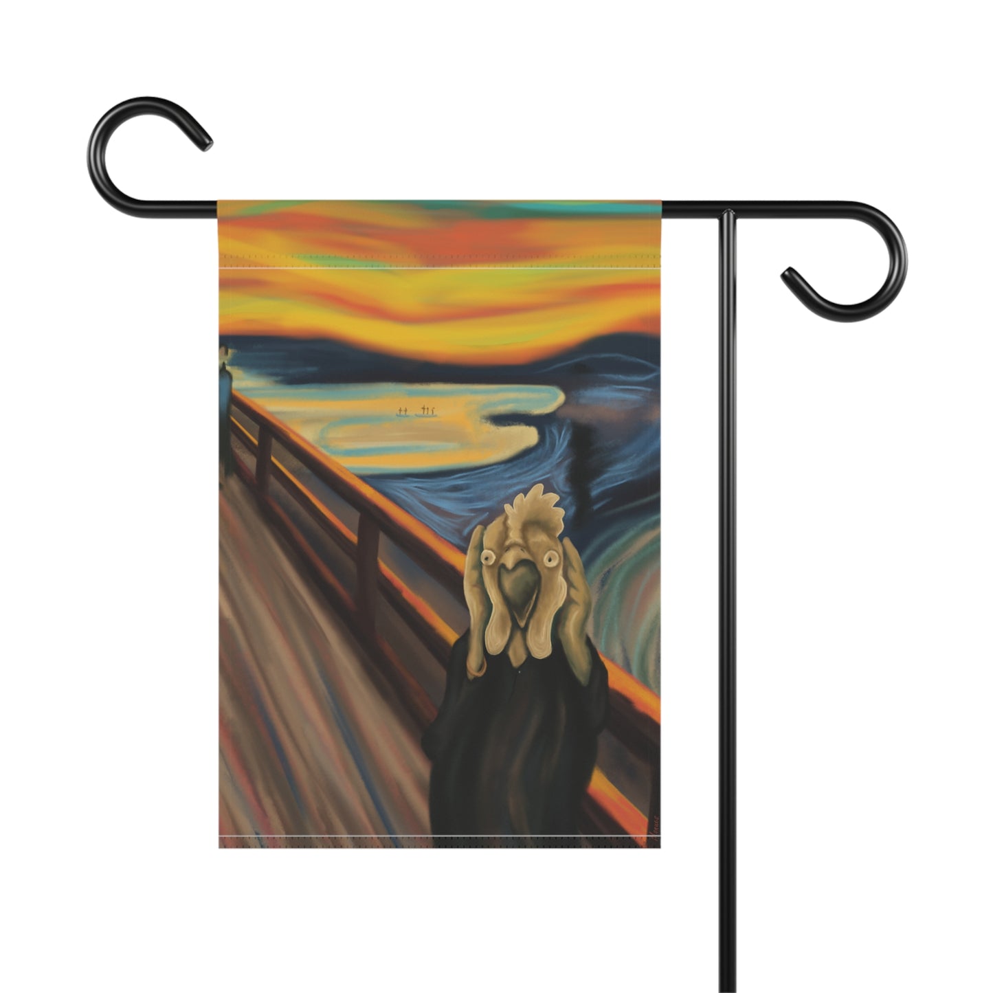 THE CLUCK BY MONUES Garden & House Banner