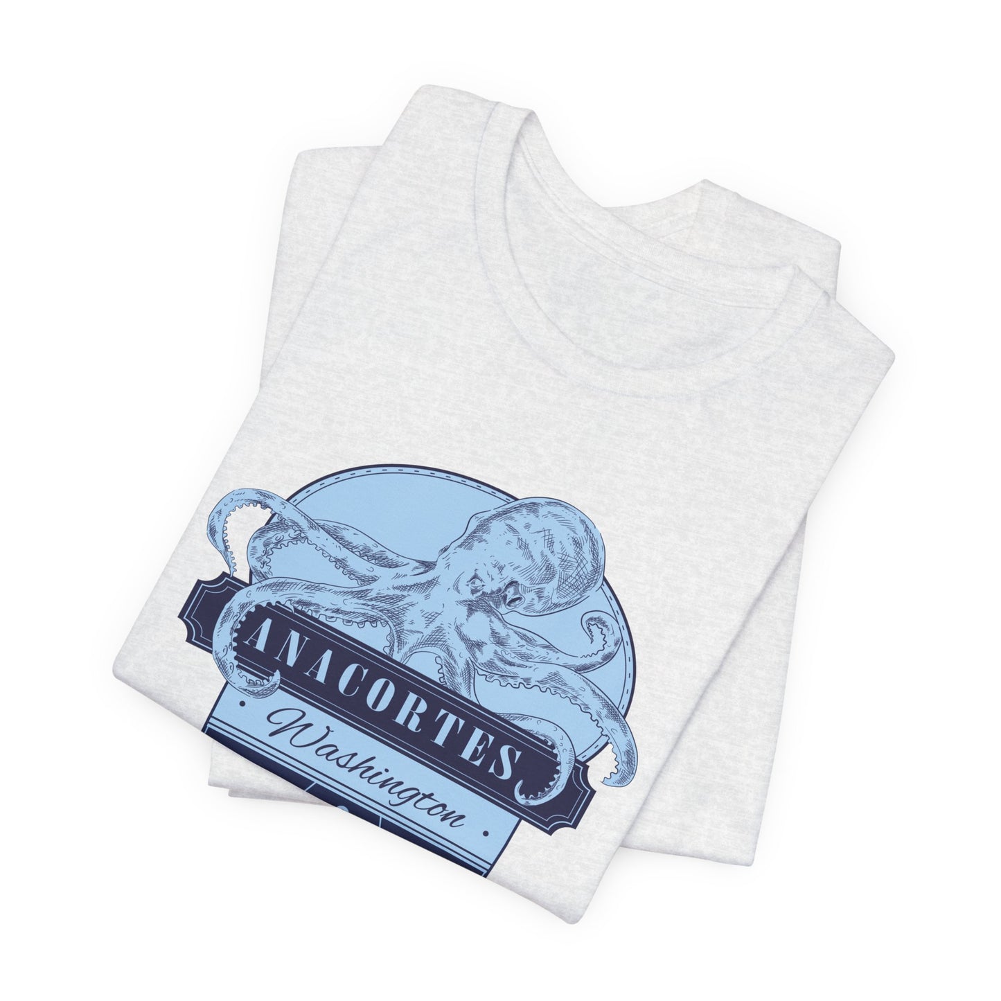 ANACORTES WA OCTOPUS Unisex Jersey Short Sleeve Tee