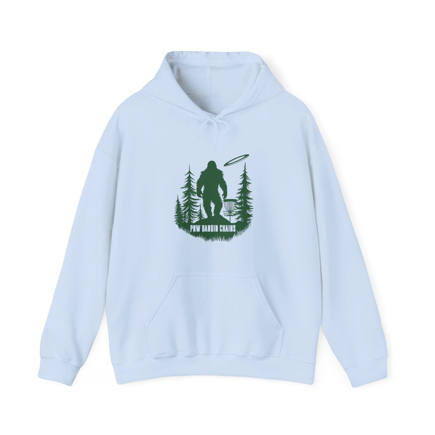 PNW BANGIN CHAINS - BIG FOOT, Unisex Heavy Blend™ Hooded Sweatshirt