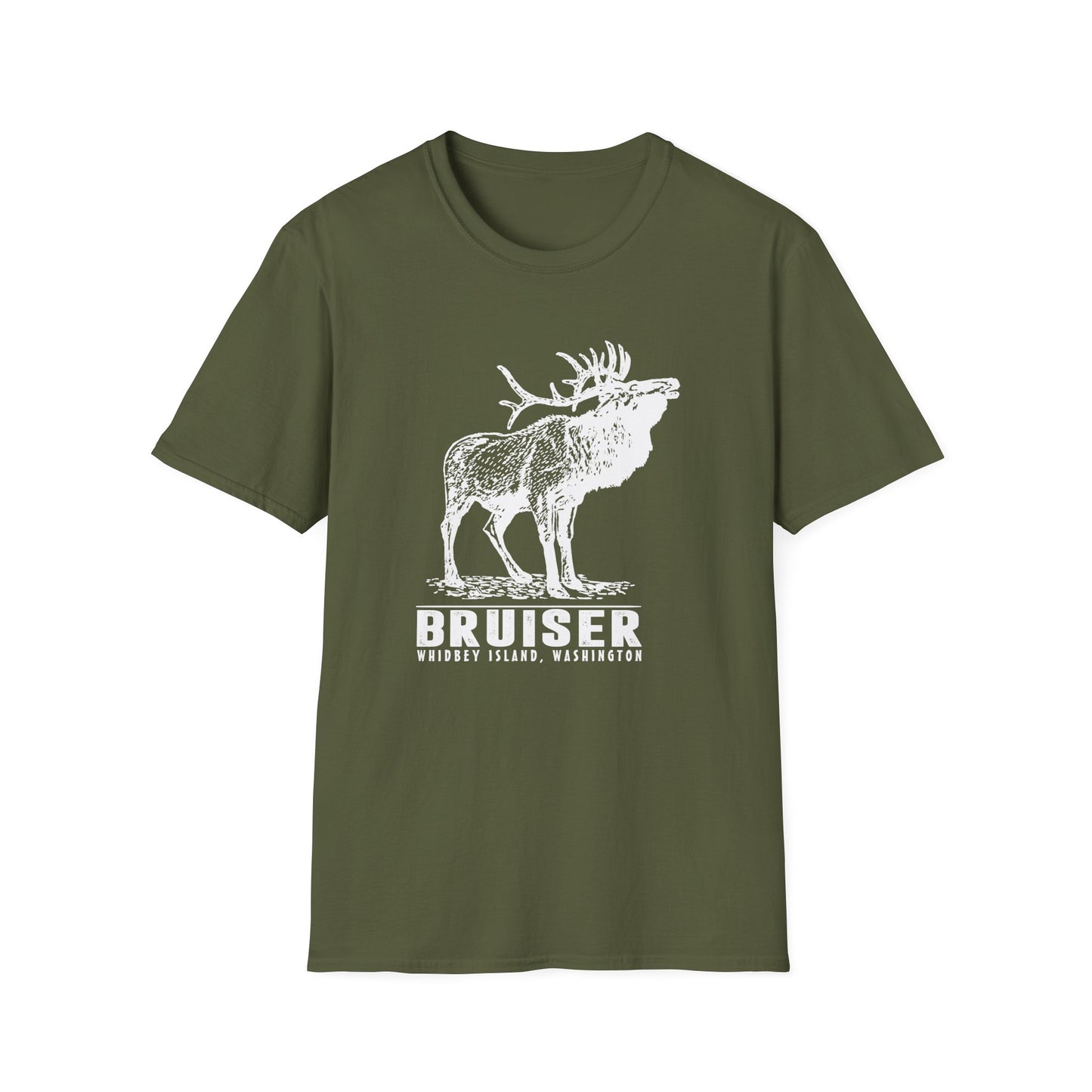 7 Bruiser - Whidbey Island Elk - Unisex Softstyle T-Shirt