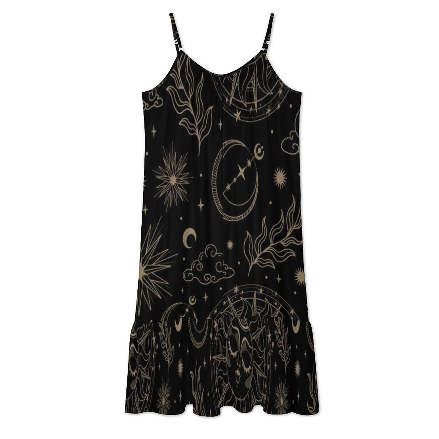 Spaghetti Strap Dress KQ (All-Over Printing)