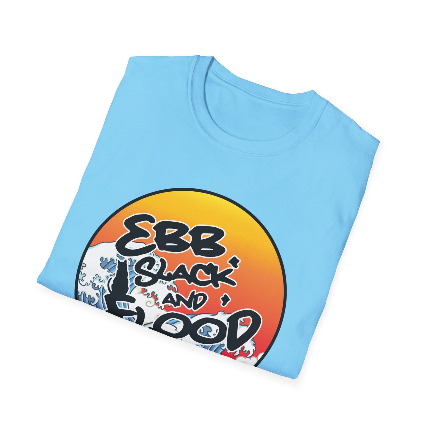 EBB SLACK FLOOD Wave Unisex Softstyle T-Shirt