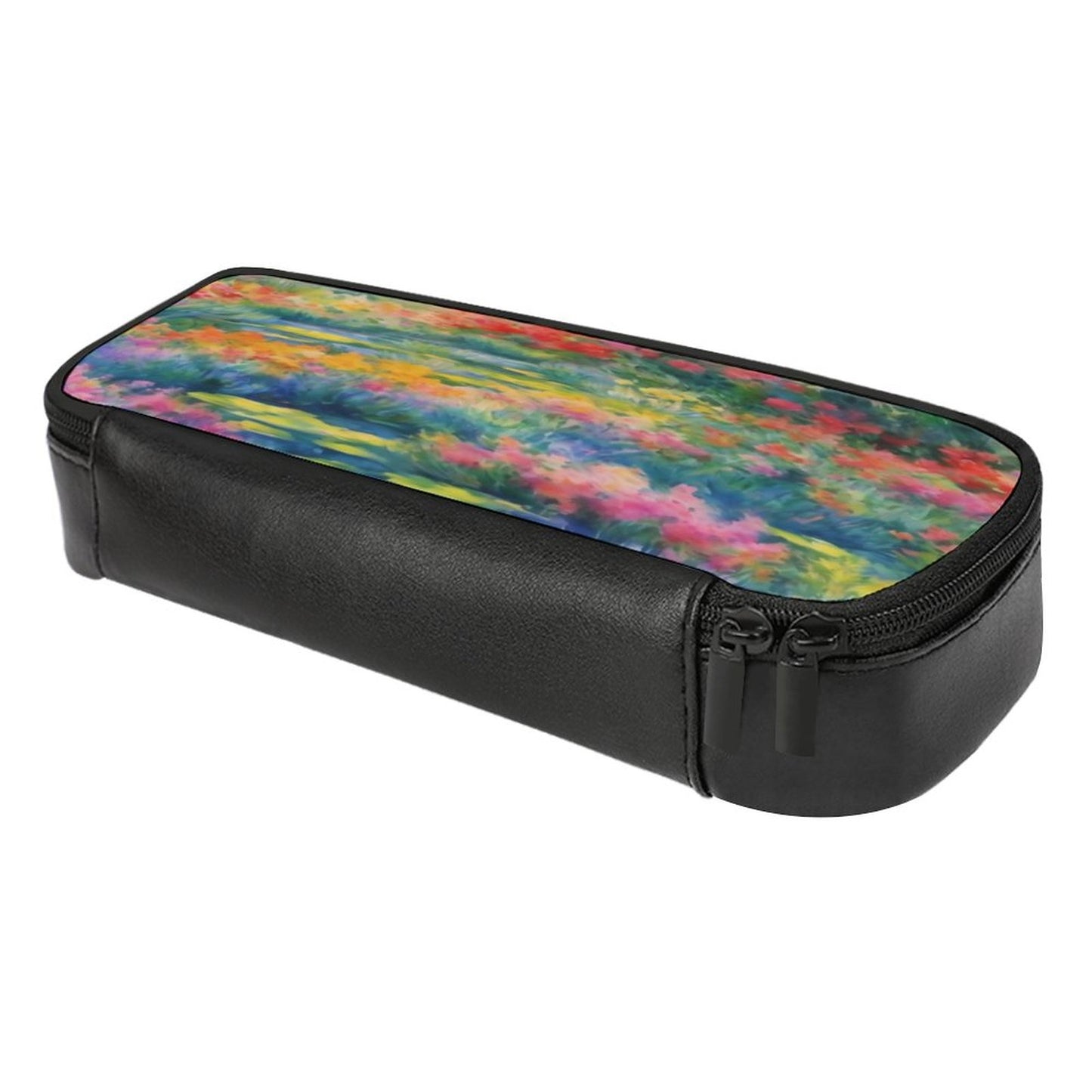 WILDFLOWER POND Leather Pencil Case