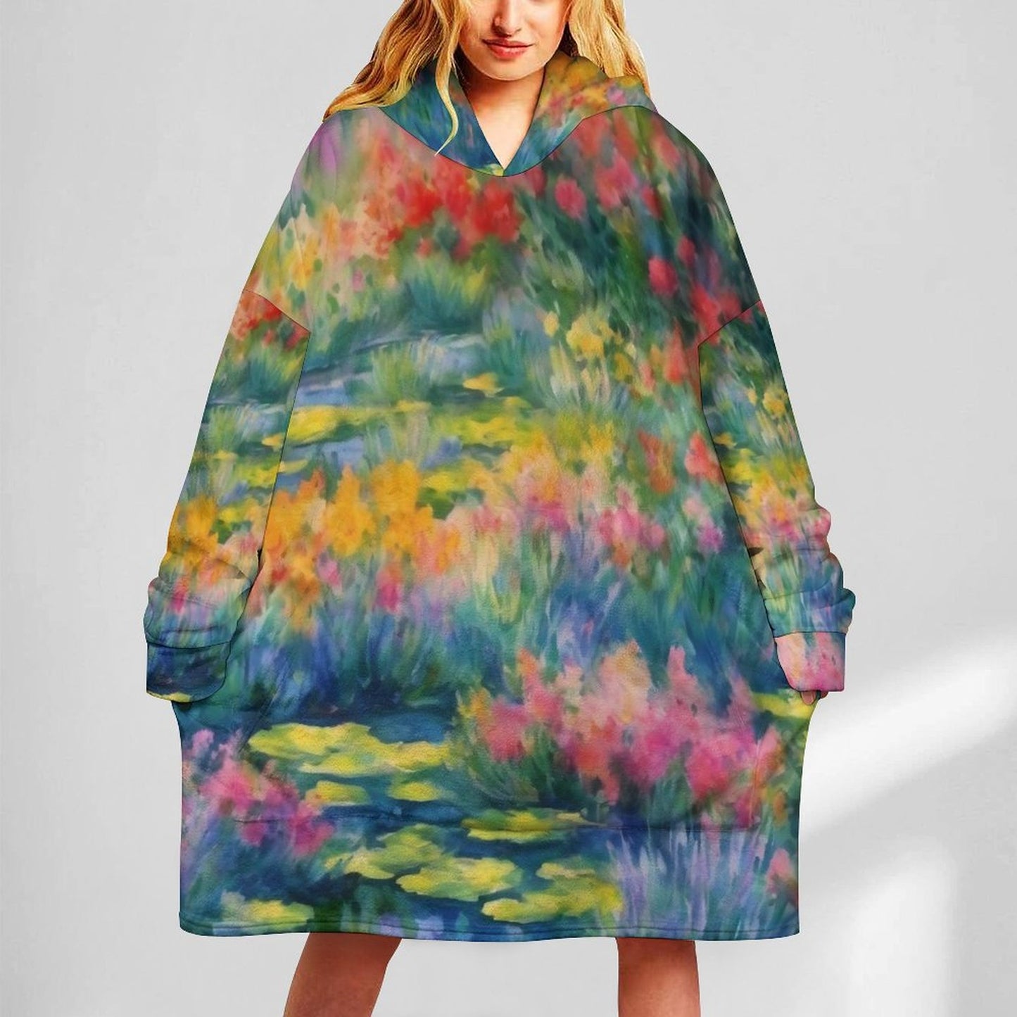 WILDFLOWER POND Sweater Blanket