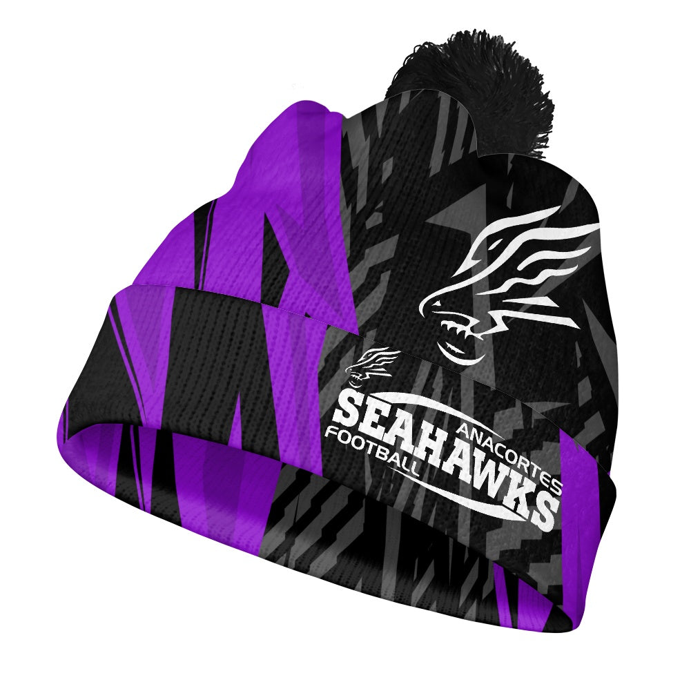 ANACORTES FOOTBALL Adult woolen hat with ball