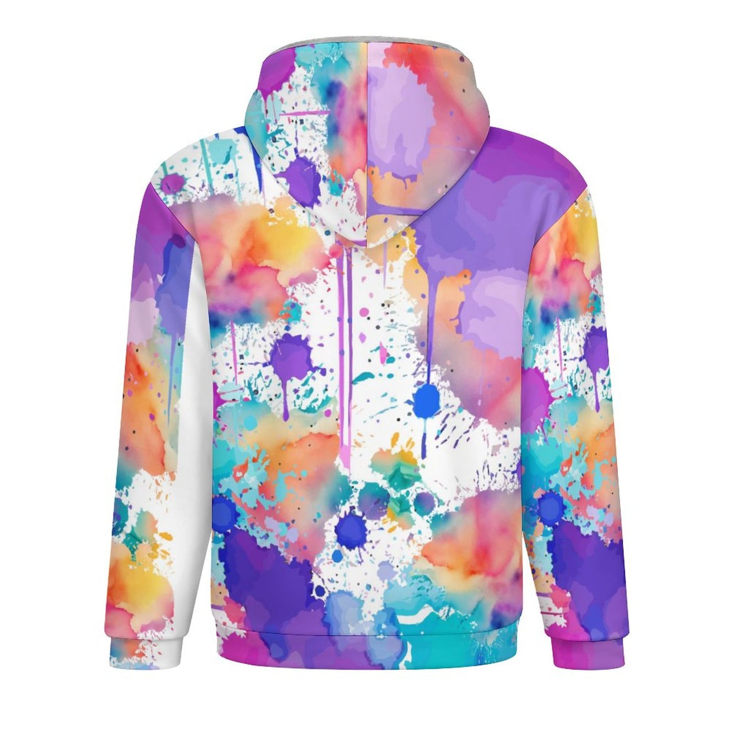 SUPER SPLATTER 230gsm Full Zip up Hoodie with Plush Lining WZIP (All-Over Printing)