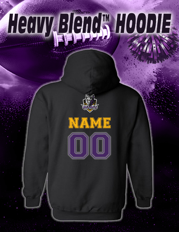 *CUSTOM Sequim High School FOOTBALL - 50/50 HOODIE