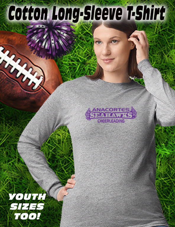 ANACORTES SEAHAWKS CHEERLEADING - LONG SLEEVE TEE