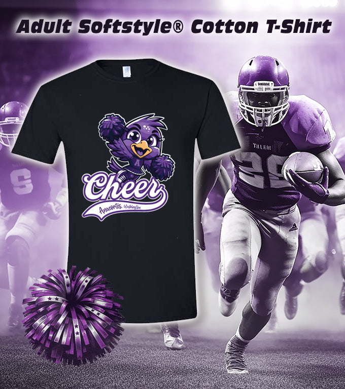 ANACORTES SEAHAWKS CHEER MASCOT - SOFTSTYLE TEE