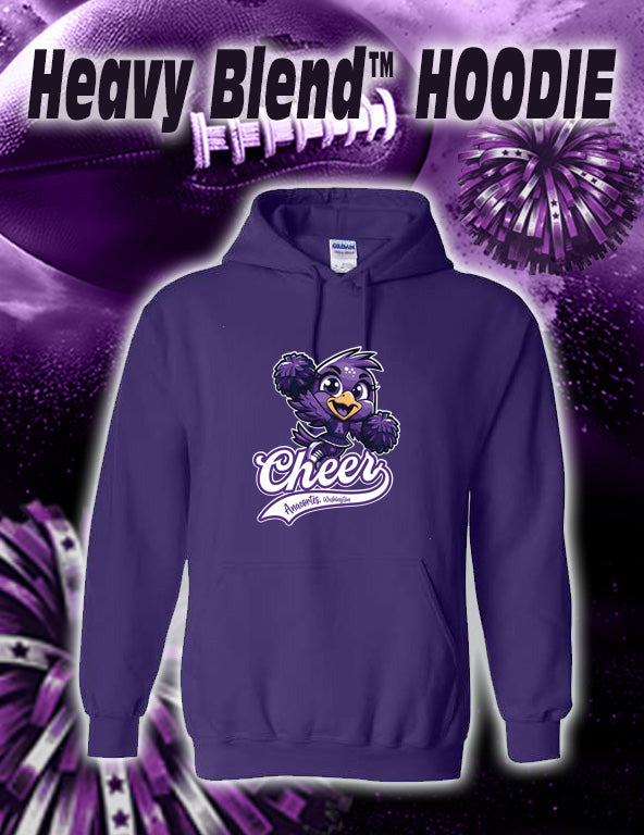 ANACORTES SEAHAWKS CHEER MASCOT - 50/50 HOODIE