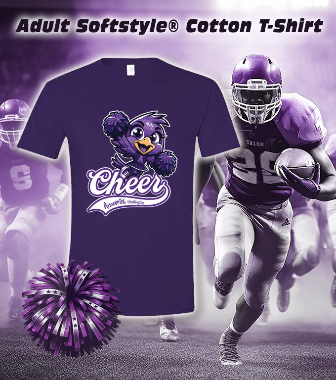 ANACORTES SEAHAWKS CHEER MASCOT - SOFTSTYLE TEE