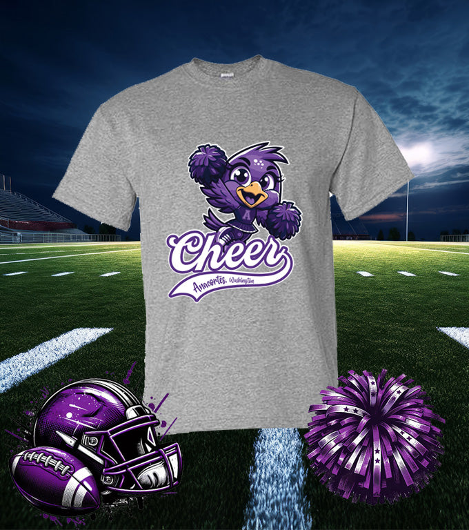 ANACORTES SEAHAWKS CHEER MASCOT 50/50 TEE SHIRT