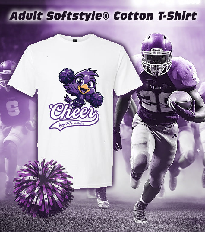 ANACORTES SEAHAWKS CHEER MASCOT - SOFTSTYLE TEE