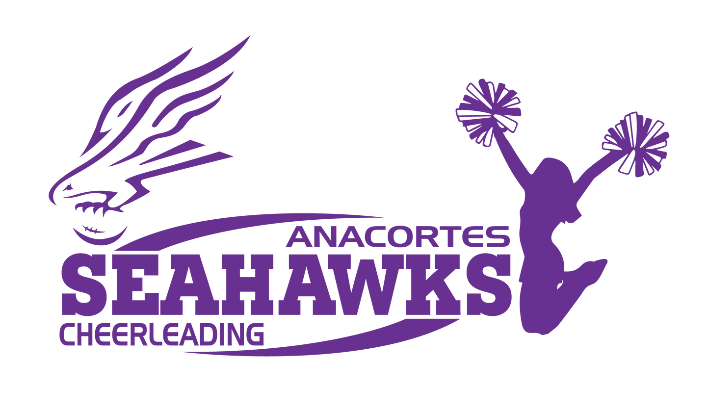 ANACORTES SEAHAWKS CHEERLEADING - JUMP 50/50 TEE SHIRT