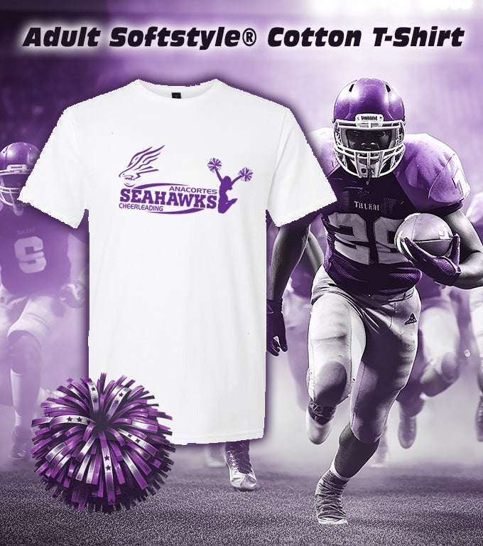 ANACORTES SEAHAWKS CHEERLEADING - JUMP - SOFTSTYLE TEE