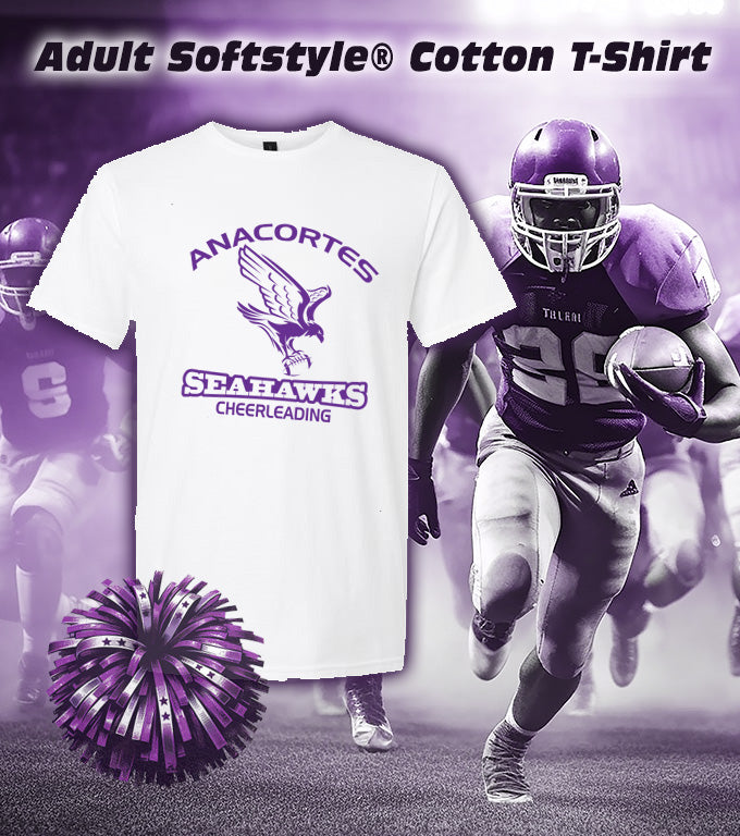 ANACORTES CHEERLEADING SEAHAWKS - SOFTSTYLE TEE