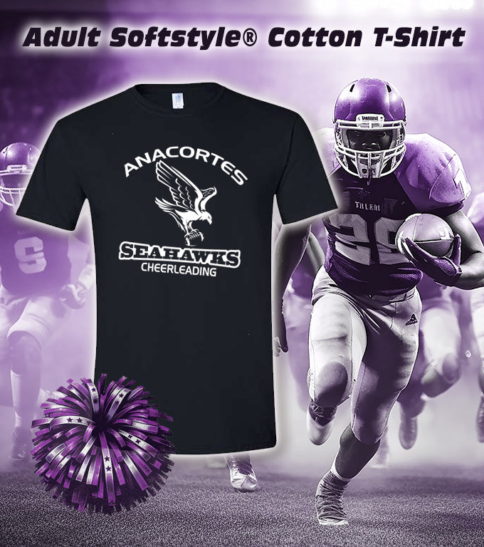 ANACORTES CHEERLEADING SEAHAWKS - SOFTSTYLE TEE