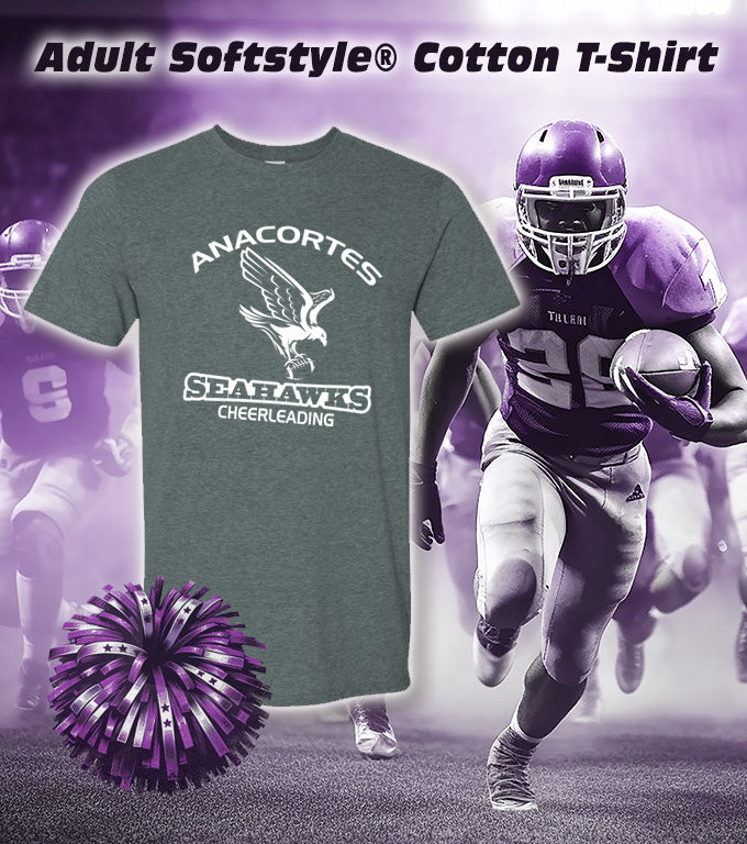 ANACORTES CHEERLEADING SEAHAWKS - SOFTSTYLE TEE