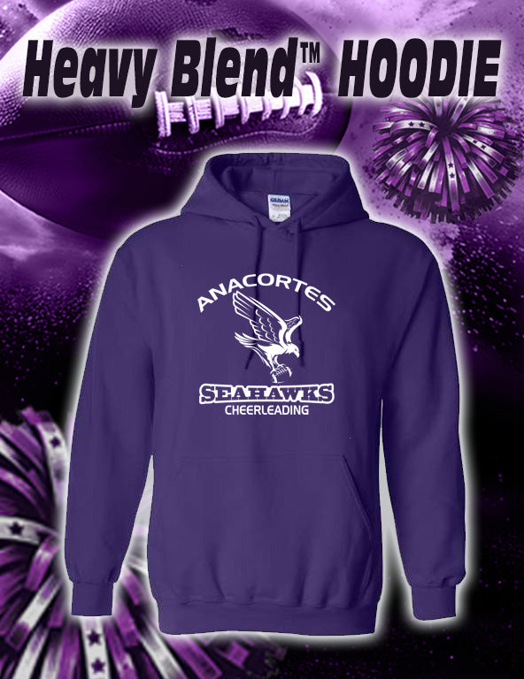 ANACORTES CHEERLEADING SEAHAWKS - 50/50 HOODIE