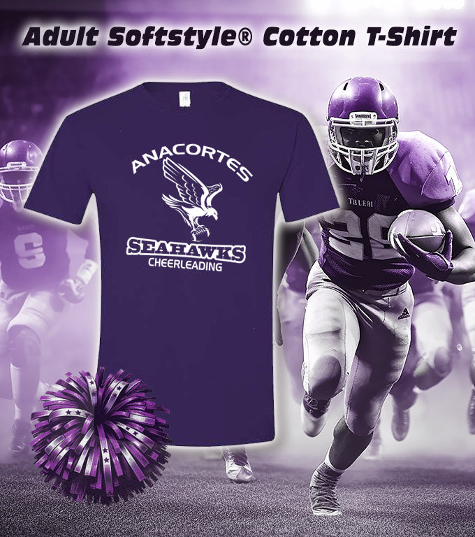 ANACORTES CHEERLEADING SEAHAWKS - SOFTSTYLE TEE