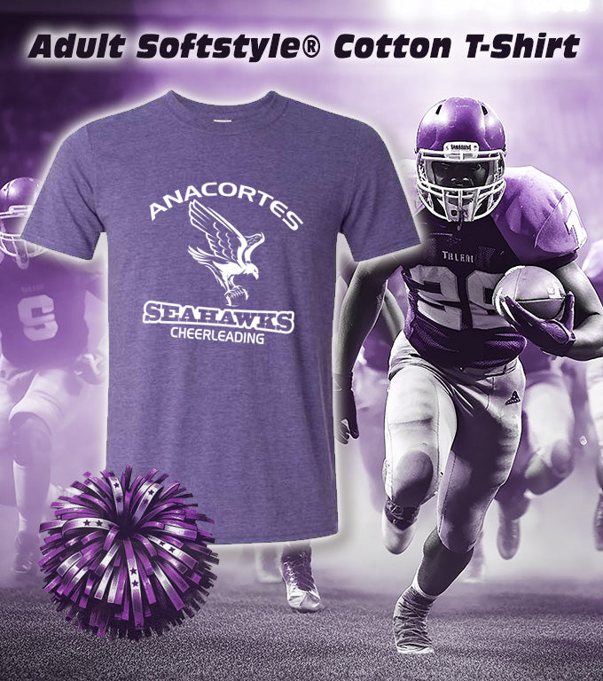 ANACORTES CHEERLEADING SEAHAWKS - SOFTSTYLE TEE