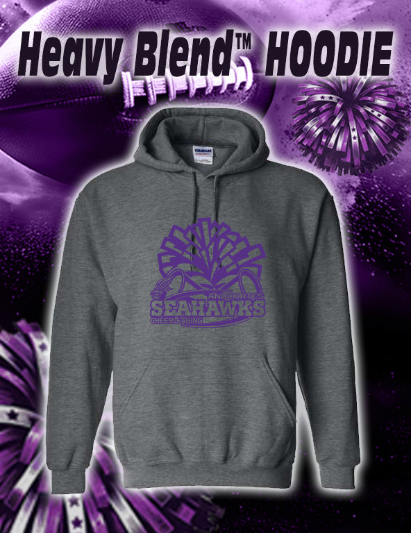 ANACORTES CHEERLEADING SEAHAWKS SPIRIT- 50/50 HOODIE