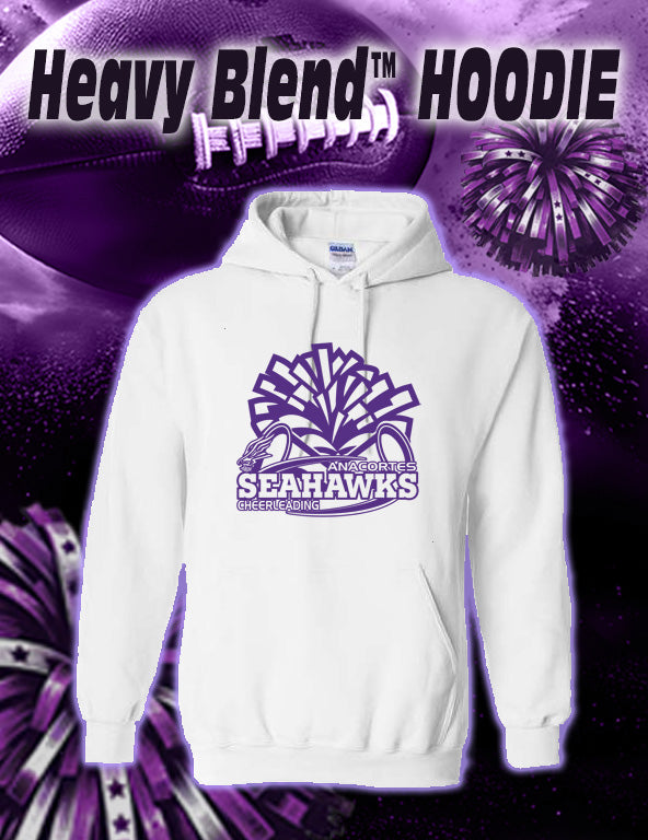 ANACORTES CHEERLEADING SEAHAWKS SPIRIT- 50/50 HOODIE