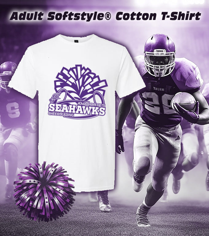 ANACORTES CHEERLEADING SEAHAWKS SPIRIT - SOFTSTYLE TEE
