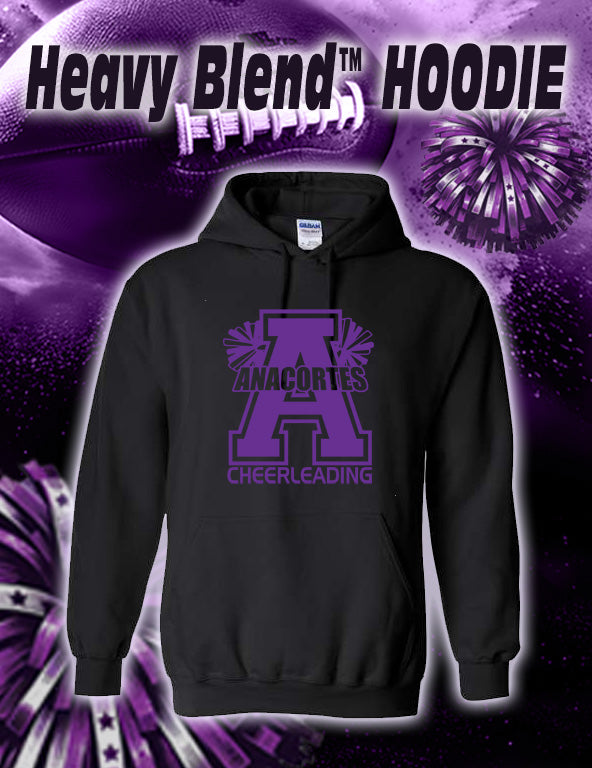 ANACORTES CHEERLEADING SEAHAWKS "A" SPIRIT - 50/50 HOODIE