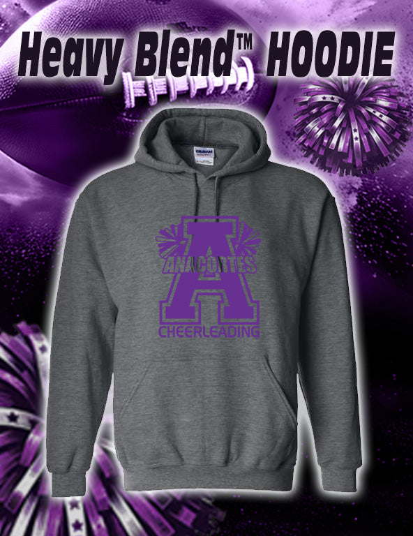 ANACORTES CHEERLEADING SEAHAWKS "A" SPIRIT - 50/50 HOODIE