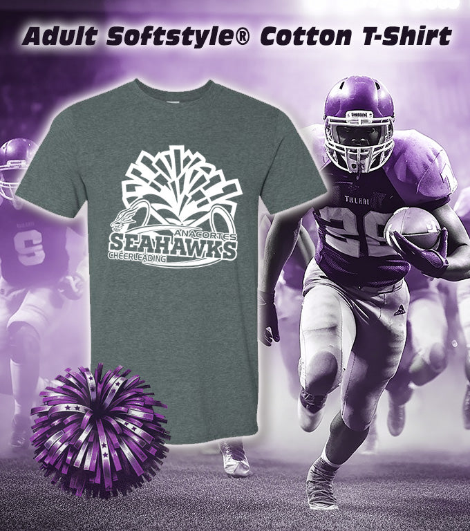 ANACORTES CHEERLEADING SEAHAWKS SPIRIT - SOFTSTYLE TEE