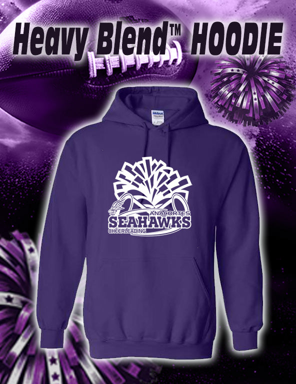 ANACORTES CHEERLEADING SEAHAWKS SPIRIT- 50/50 HOODIE