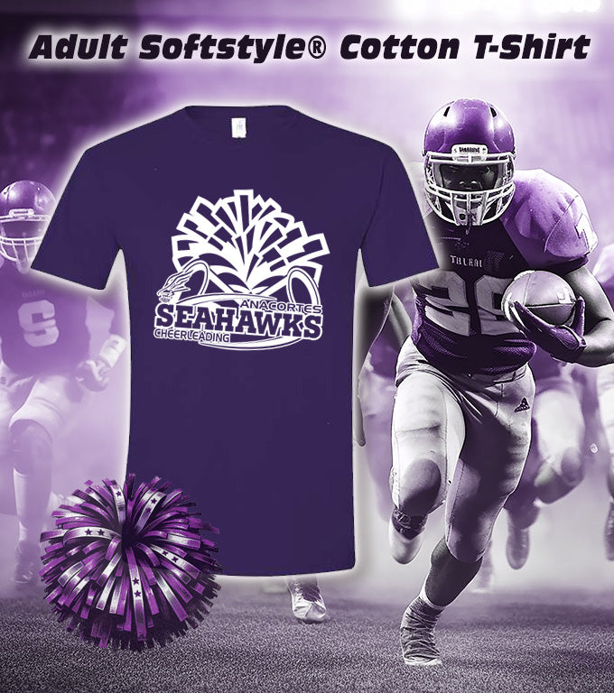 ANACORTES CHEERLEADING SEAHAWKS SPIRIT - SOFTSTYLE TEE