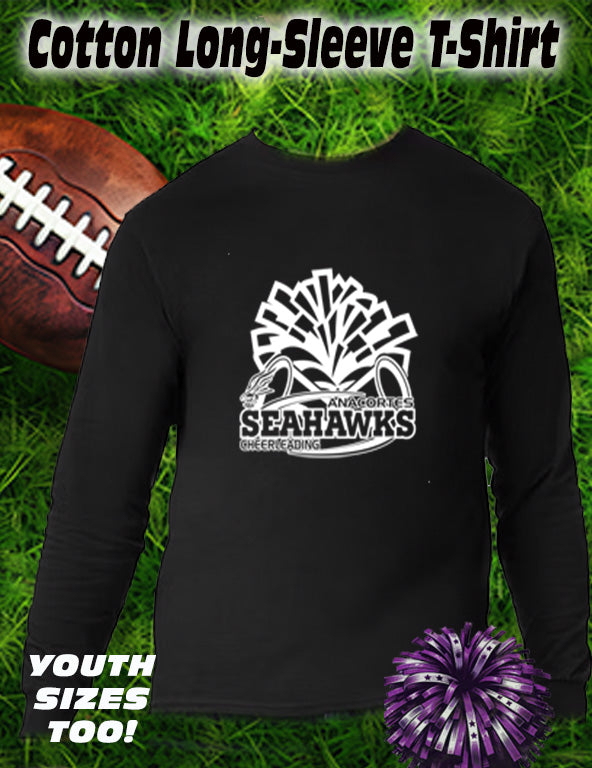 ANACORTES CHEERLEADING SEAHAWKS SPIRIT- - LONG SLEEVE TEE
