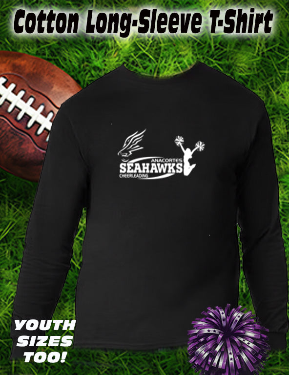 ANACORTES SEAHAWKS CHEERLEADING - JUMP - LONG SLEEVE TEE
