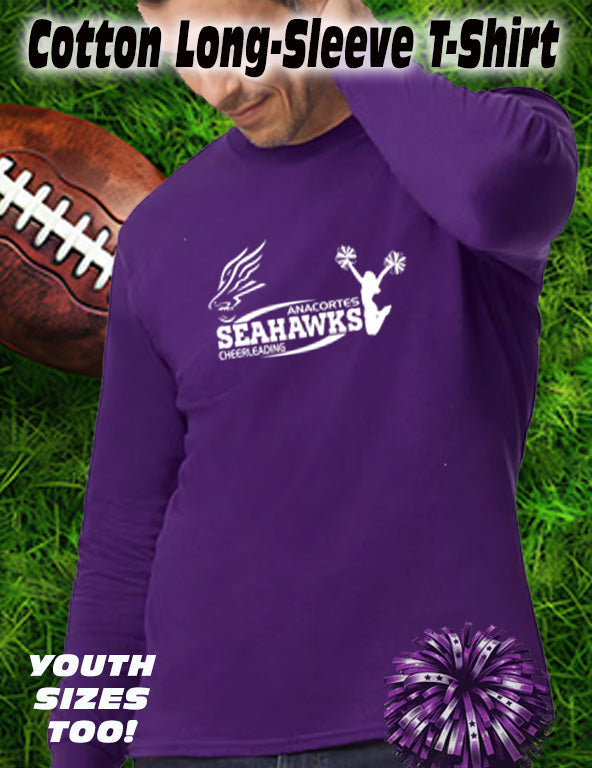 ANACORTES SEAHAWKS CHEERLEADING - JUMP - LONG SLEEVE TEE