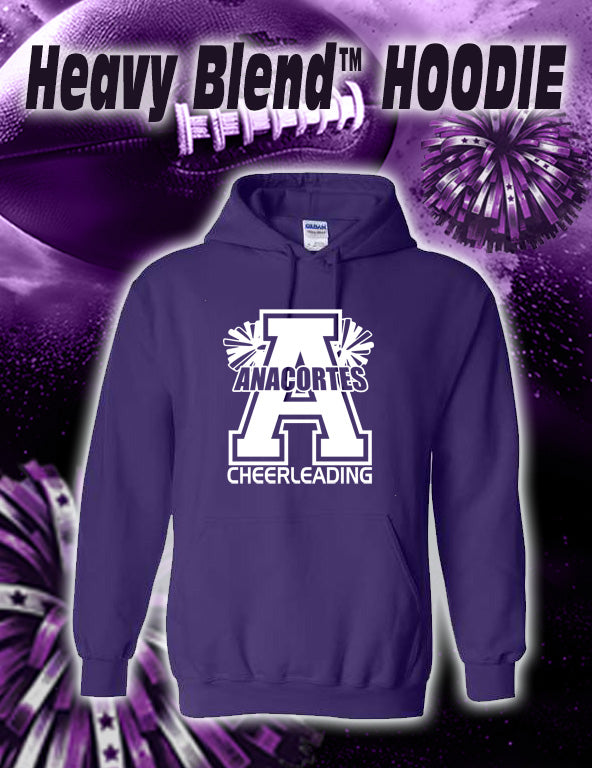 ANACORTES CHEERLEADING SEAHAWKS "A" SPIRIT - 50/50 HOODIE